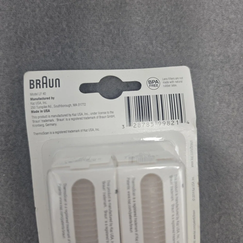40 New Braun Probe Covers Thermoscan Ear Thermometer Replacement Lens Filter Cap